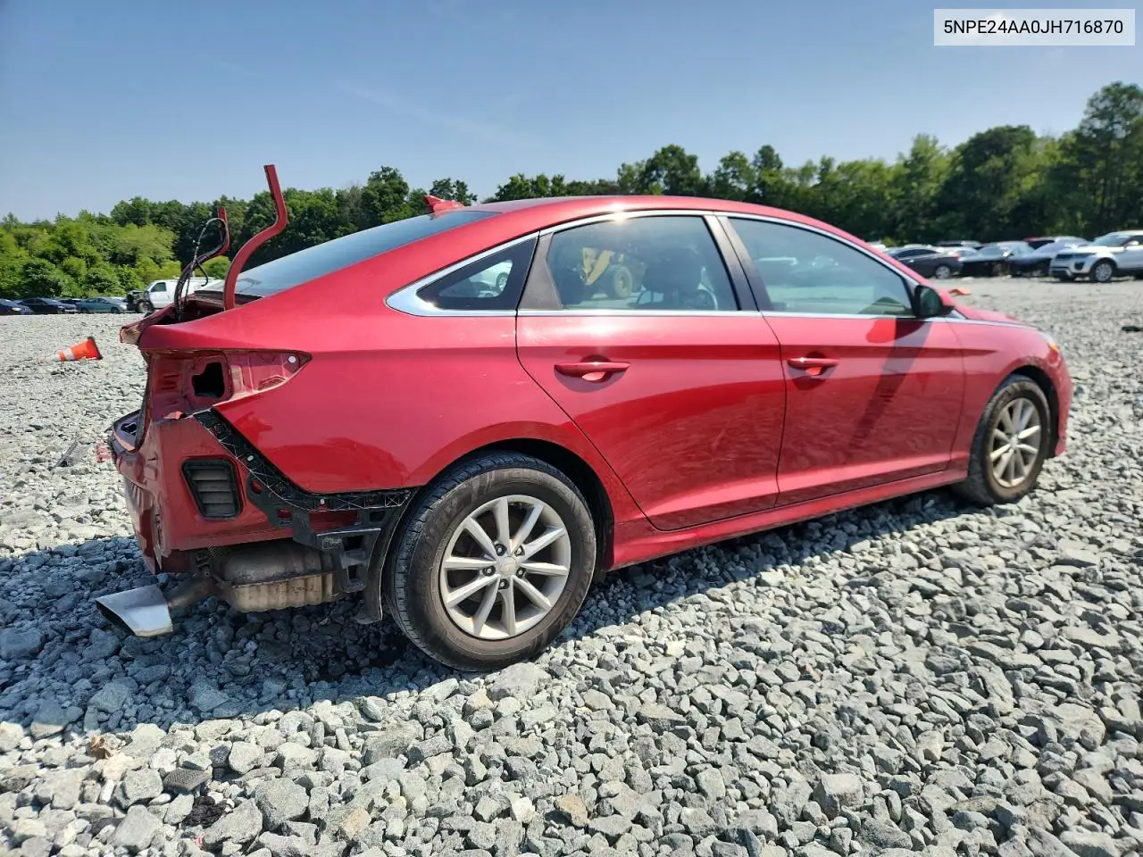 2018 Hyundai Sonata Eco VIN: 5NPE24AA0JH716870 Lot: 61825645