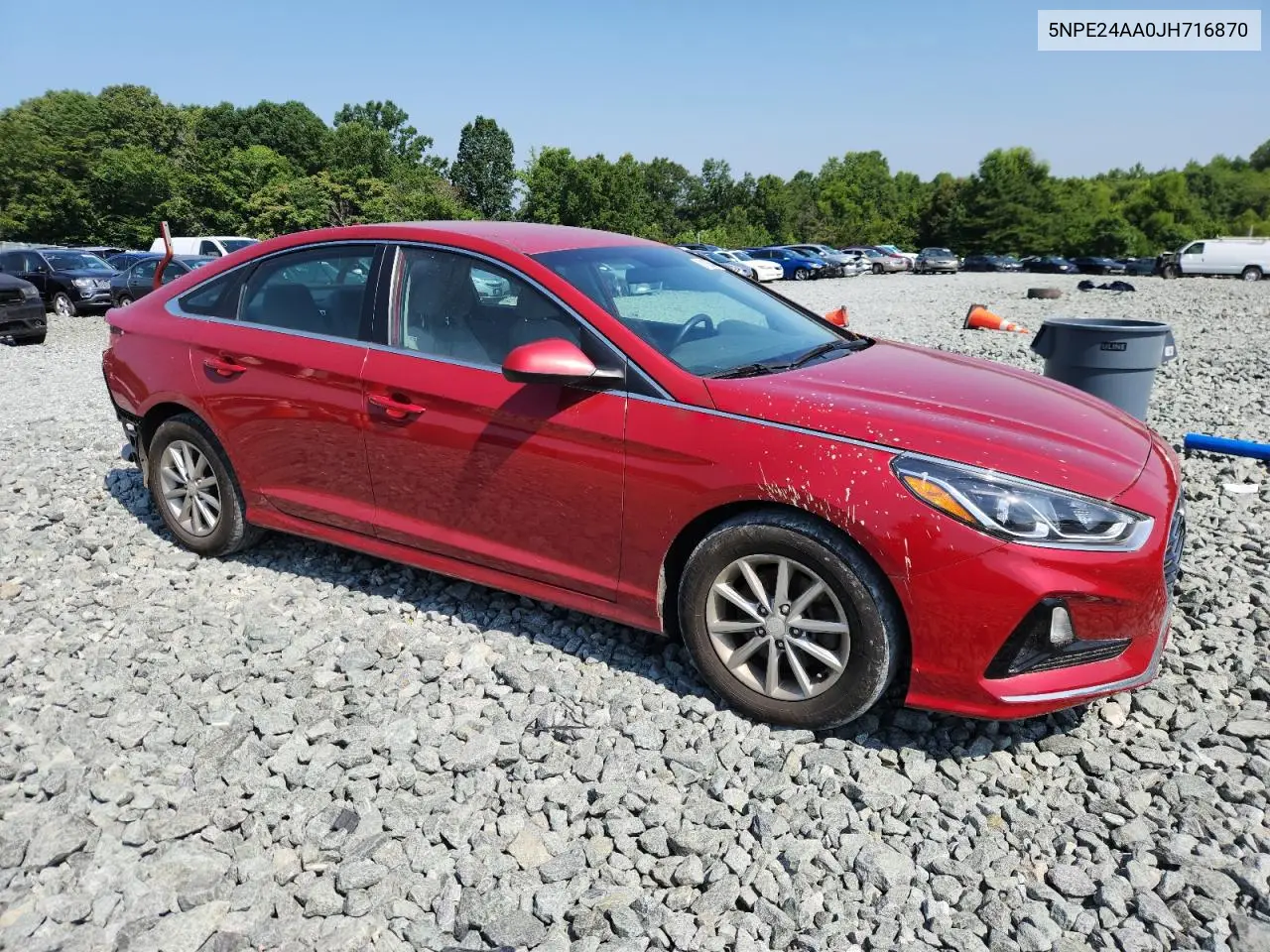 2018 Hyundai Sonata Eco VIN: 5NPE24AA0JH716870 Lot: 61825645