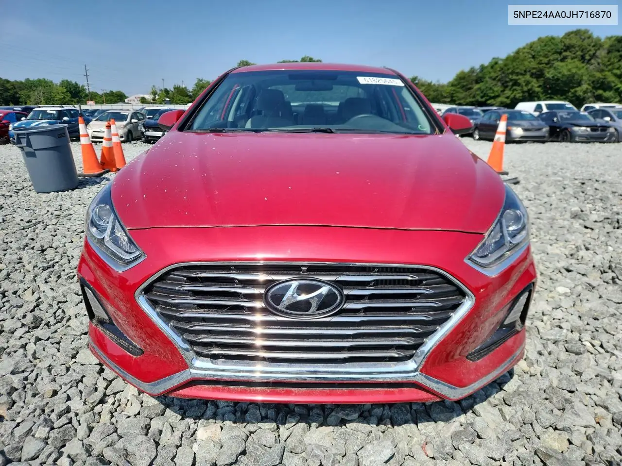 2018 Hyundai Sonata Eco VIN: 5NPE24AA0JH716870 Lot: 61825645