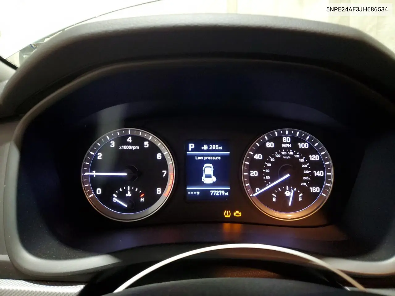 2018 Hyundai Sonata Se VIN: 5NPE24AF3JH686534 Lot: 62353075