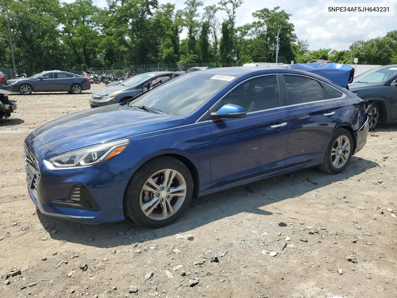 2018 Hyundai Sonata Sport VIN: 5NPE34AF5JH643231 Lot: 62699115