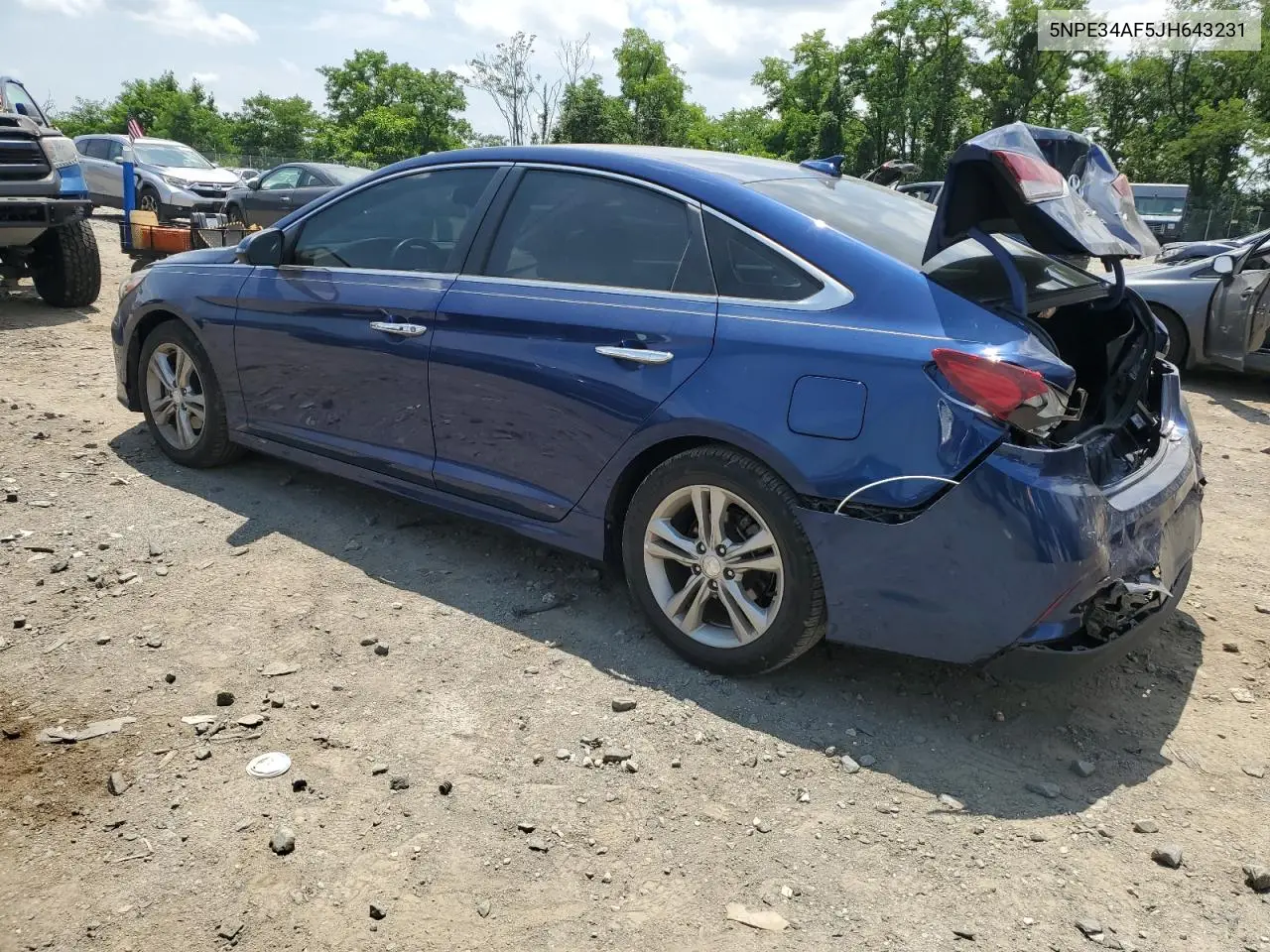 2018 Hyundai Sonata Sport VIN: 5NPE34AF5JH643231 Lot: 62699115