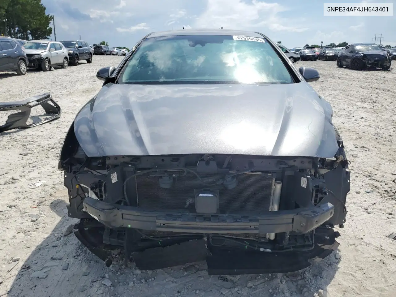 5npe34af4jh643401 5NPE34AF4JH643401 2018 Hyundai Sonata Sport