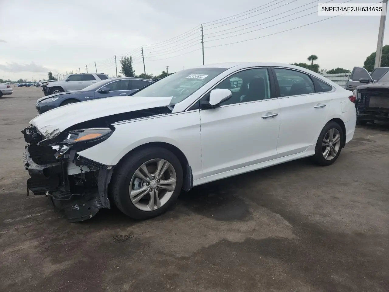 5npe34af2jh634695 5NPE34AF2JH634695 2018 Hyundai Sonata Sport