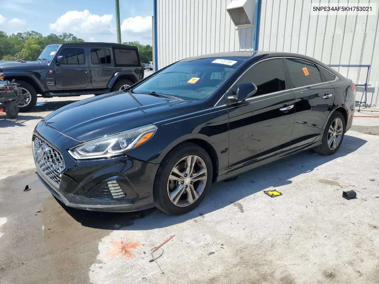 2019 Hyundai Sonata Limited VIN: 5NPE34AF5KH753021 Lot: 51105755