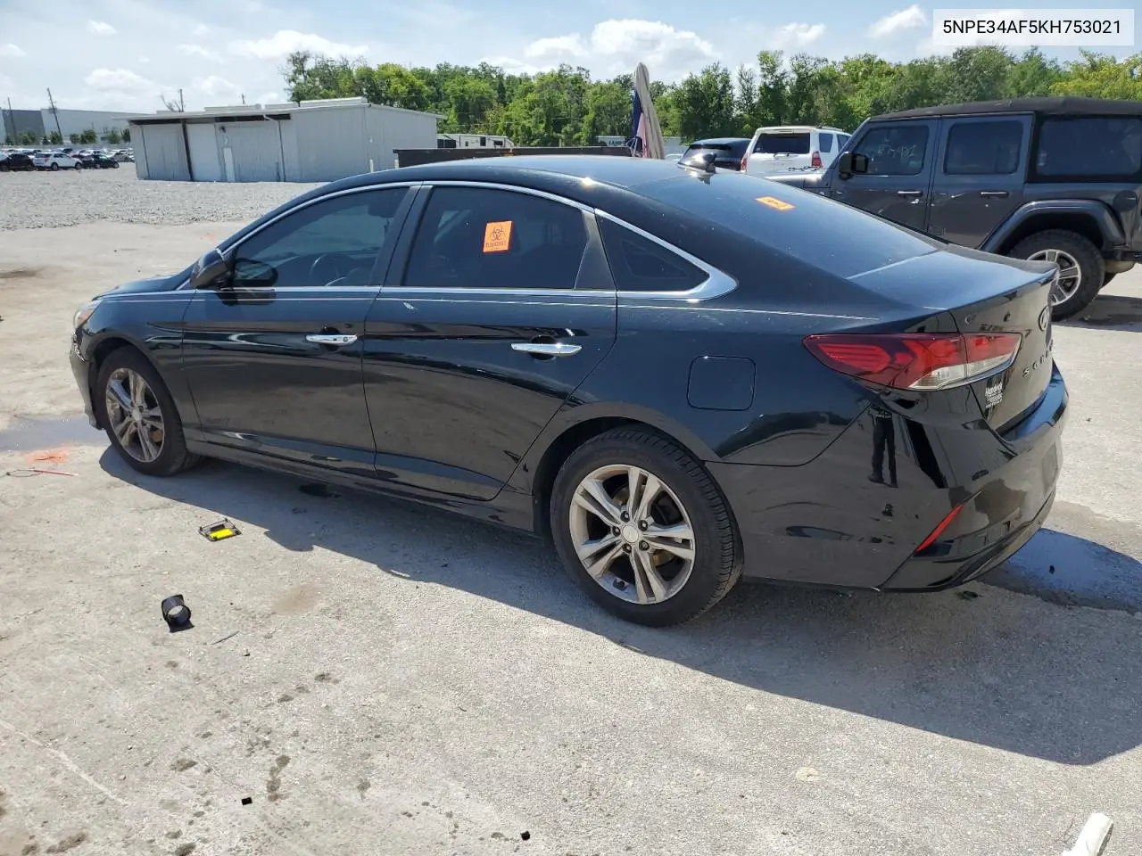 2019 Hyundai Sonata Limited VIN: 5NPE34AF5KH753021 Lot: 51105755