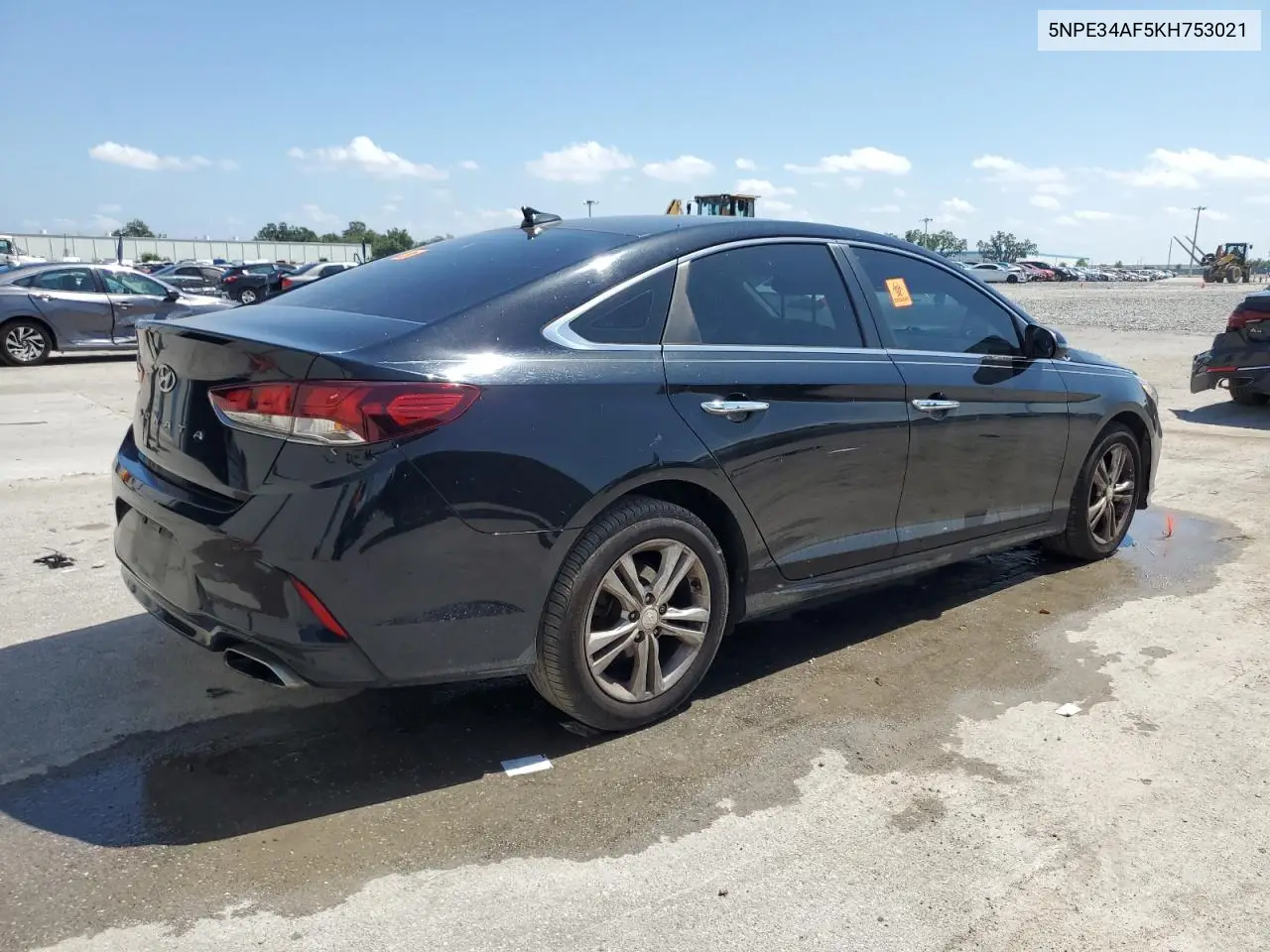 2019 Hyundai Sonata Limited VIN: 5NPE34AF5KH753021 Lot: 51105755