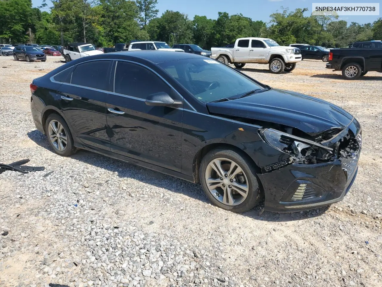 2019 Hyundai Sonata Limited VIN: 5NPE34AF3KH770738 Lot: 56597235
