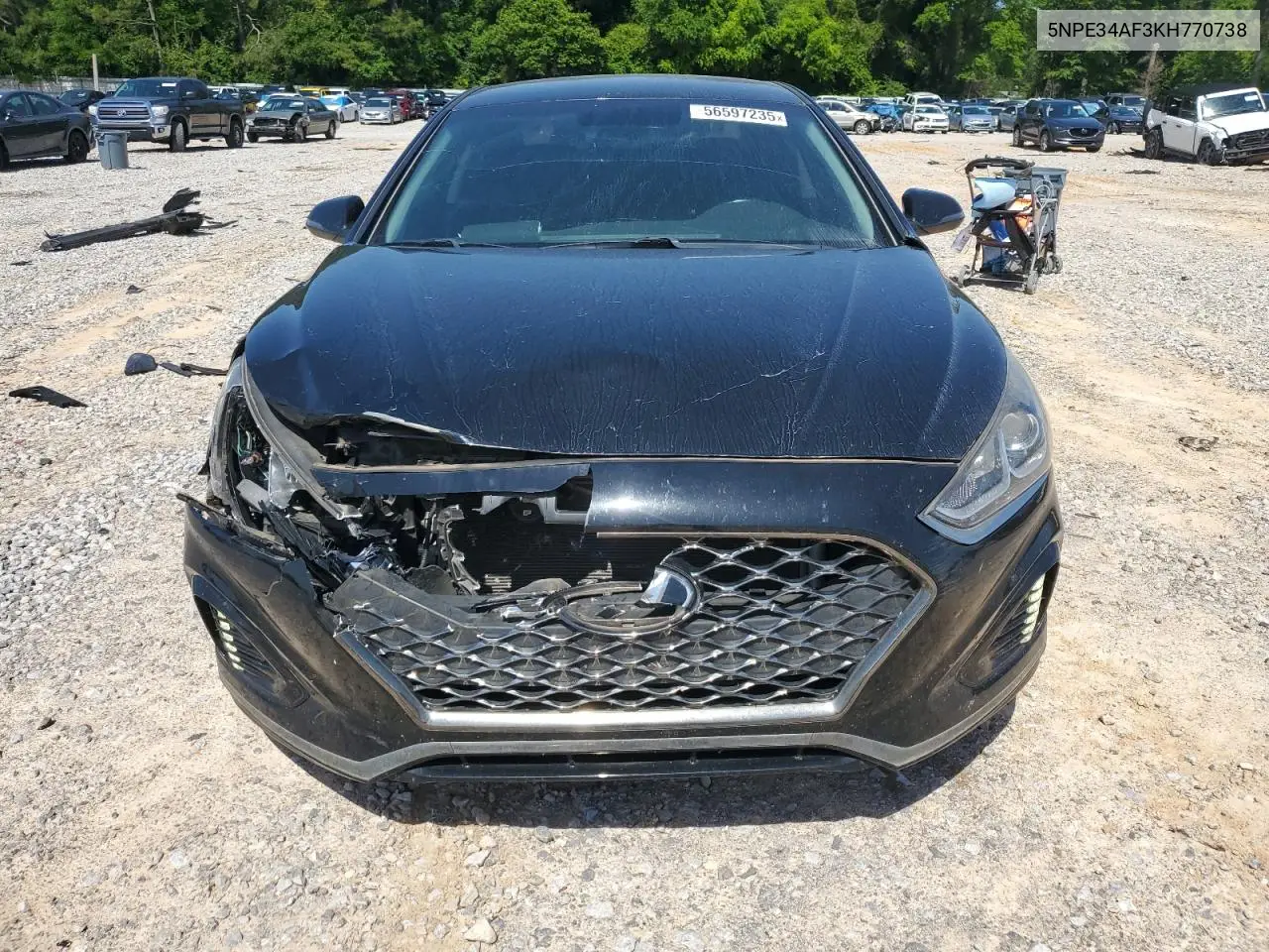 2019 Hyundai Sonata Limited VIN: 5NPE34AF3KH770738 Lot: 56597235