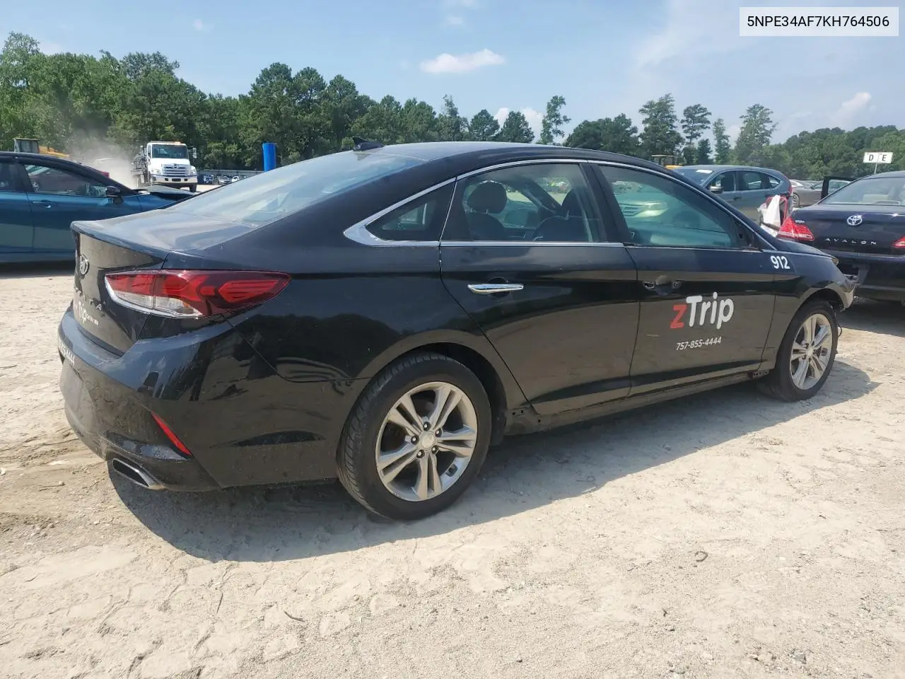 2019 Hyundai Sonata Limited VIN: 5NPE34AF7KH764506 Lot: 61507205