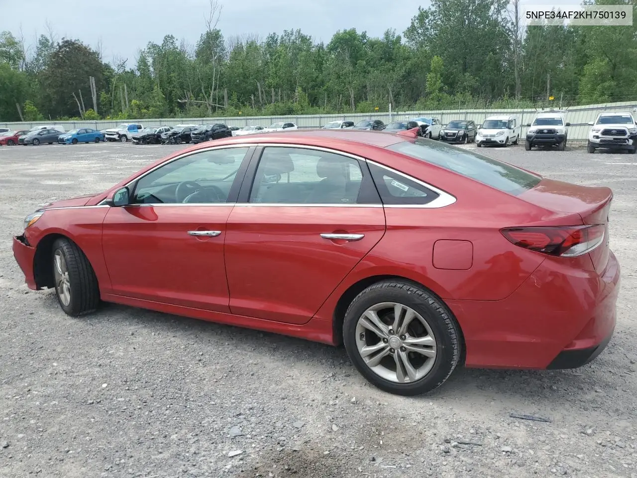 2019 Hyundai Sonata Limited VIN: 5NPE34AF2KH750139 Lot: 62900315