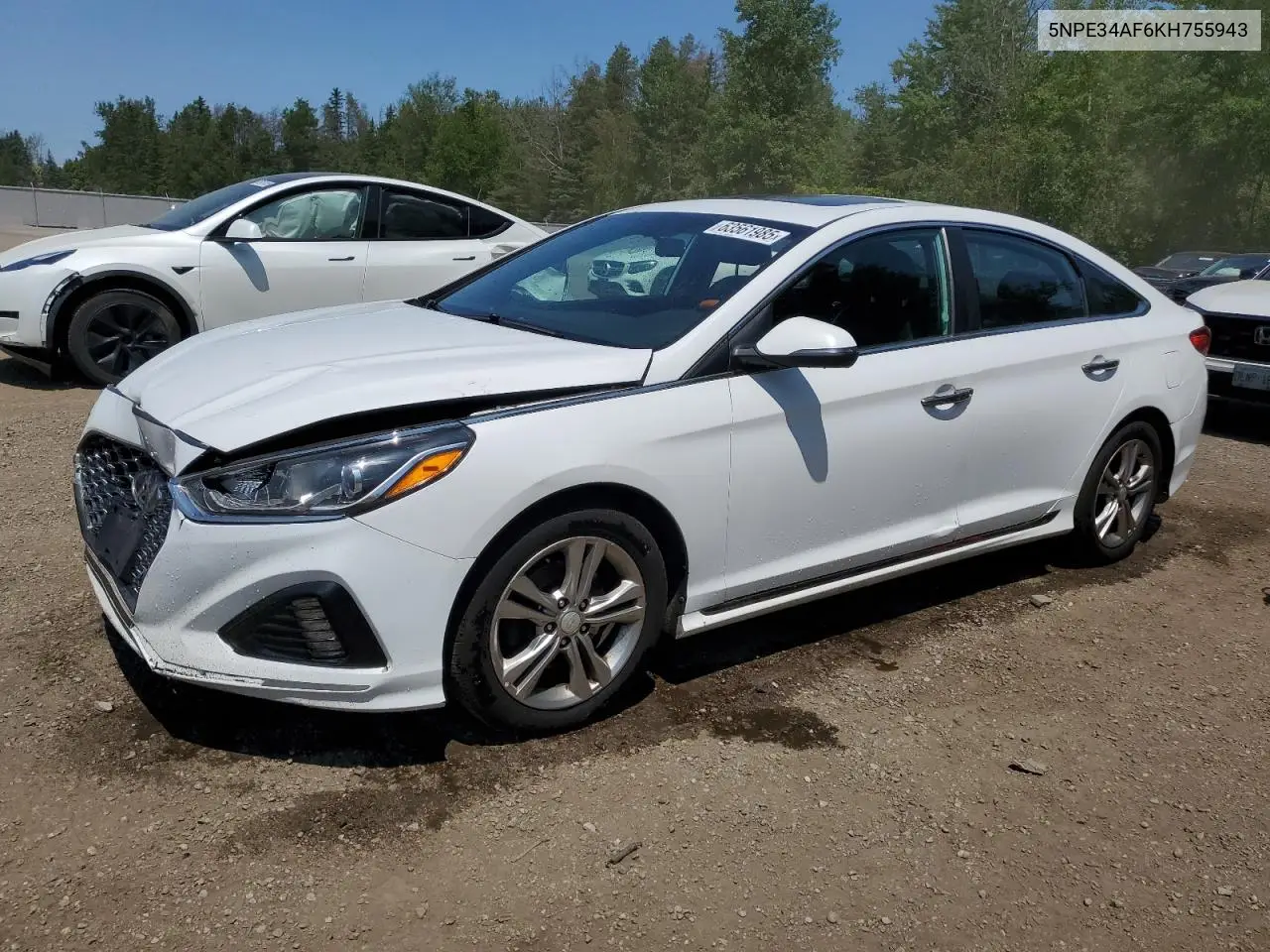 2019 Hyundai Sonata Limited VIN: 5NPE34AF6KH755943 Lot: 63561985