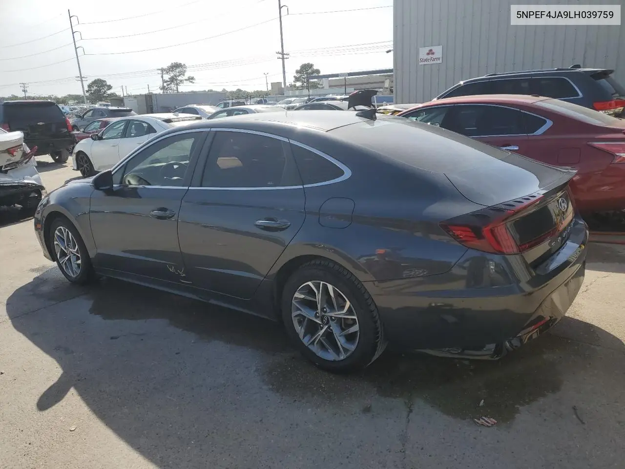 2020 Hyundai Sonata Sel VIN: 5NPEF4JA9LH039759 Lot: 55495195