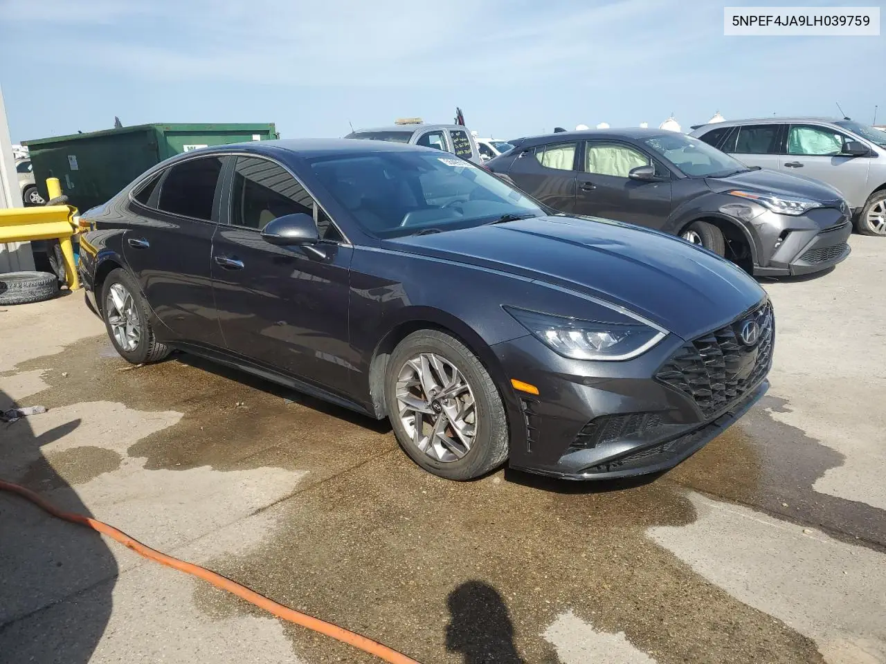 2020 Hyundai Sonata Sel VIN: 5NPEF4JA9LH039759 Lot: 55495195