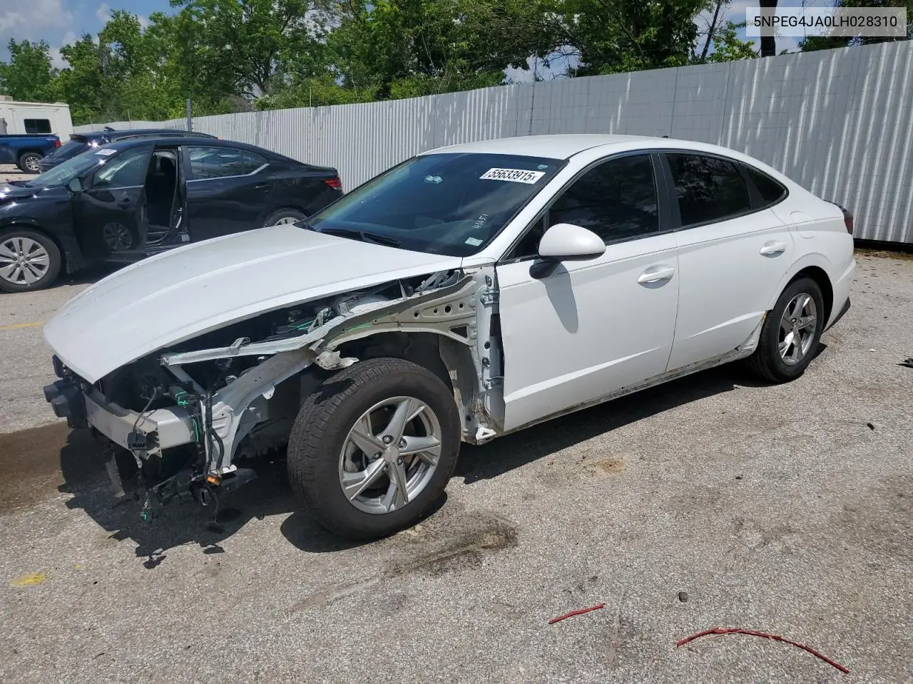2020 Hyundai Sonata Se VIN: 5NPEG4JA0LH028310 Lot: 55633915