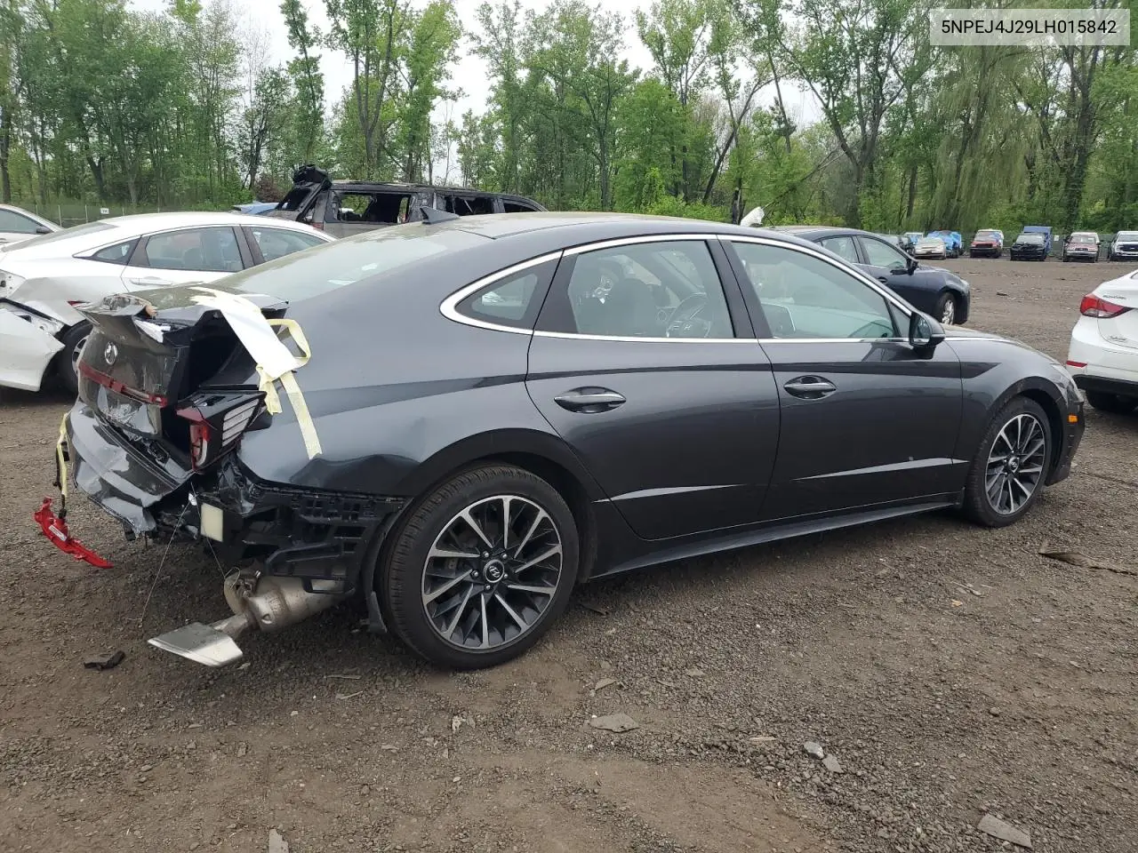2020 Hyundai Sonata Sel Plus VIN: 5NPEJ4J29LH015842 Lot: 56832695