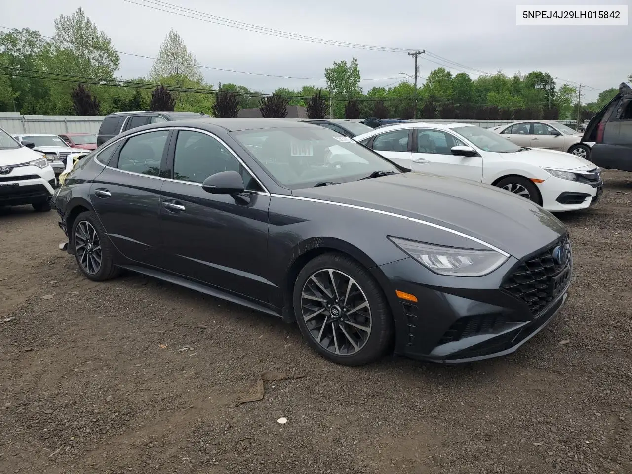 2020 Hyundai Sonata Sel Plus VIN: 5NPEJ4J29LH015842 Lot: 56832695