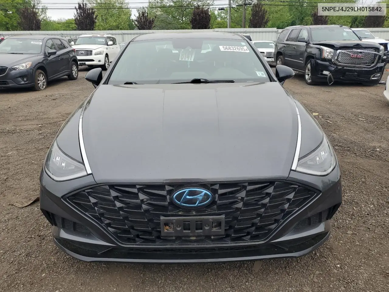 2020 Hyundai Sonata Sel Plus VIN: 5NPEJ4J29LH015842 Lot: 56832695