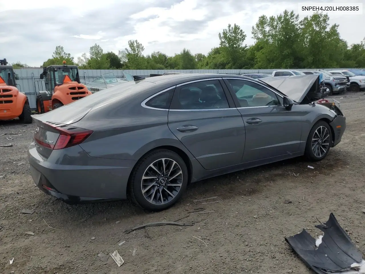 2020 Hyundai Sonata Limited VIN: 5NPEH4J20LH008385 Lot: 57098365