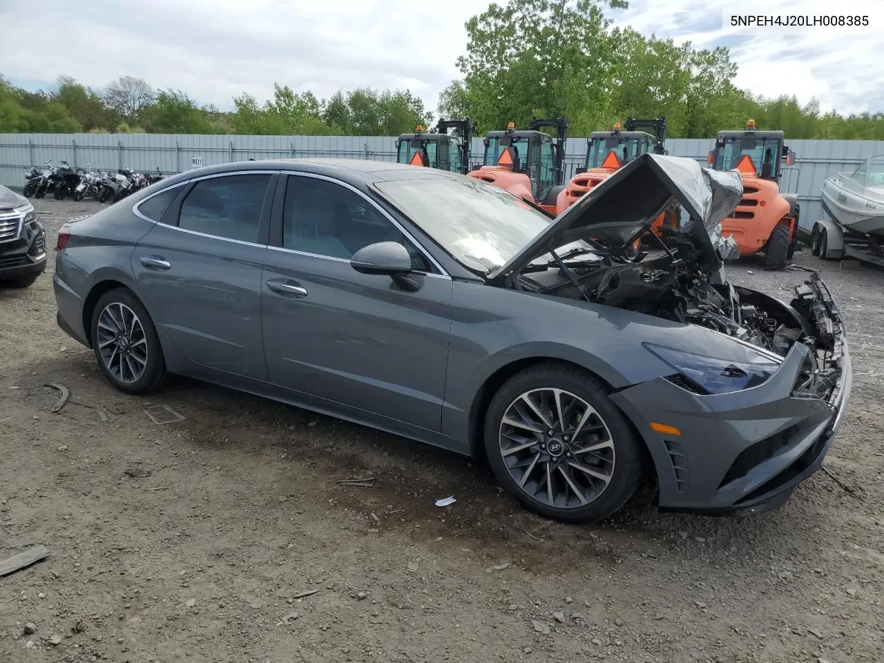 2020 Hyundai Sonata Limited VIN: 5NPEH4J20LH008385 Lot: 57098365