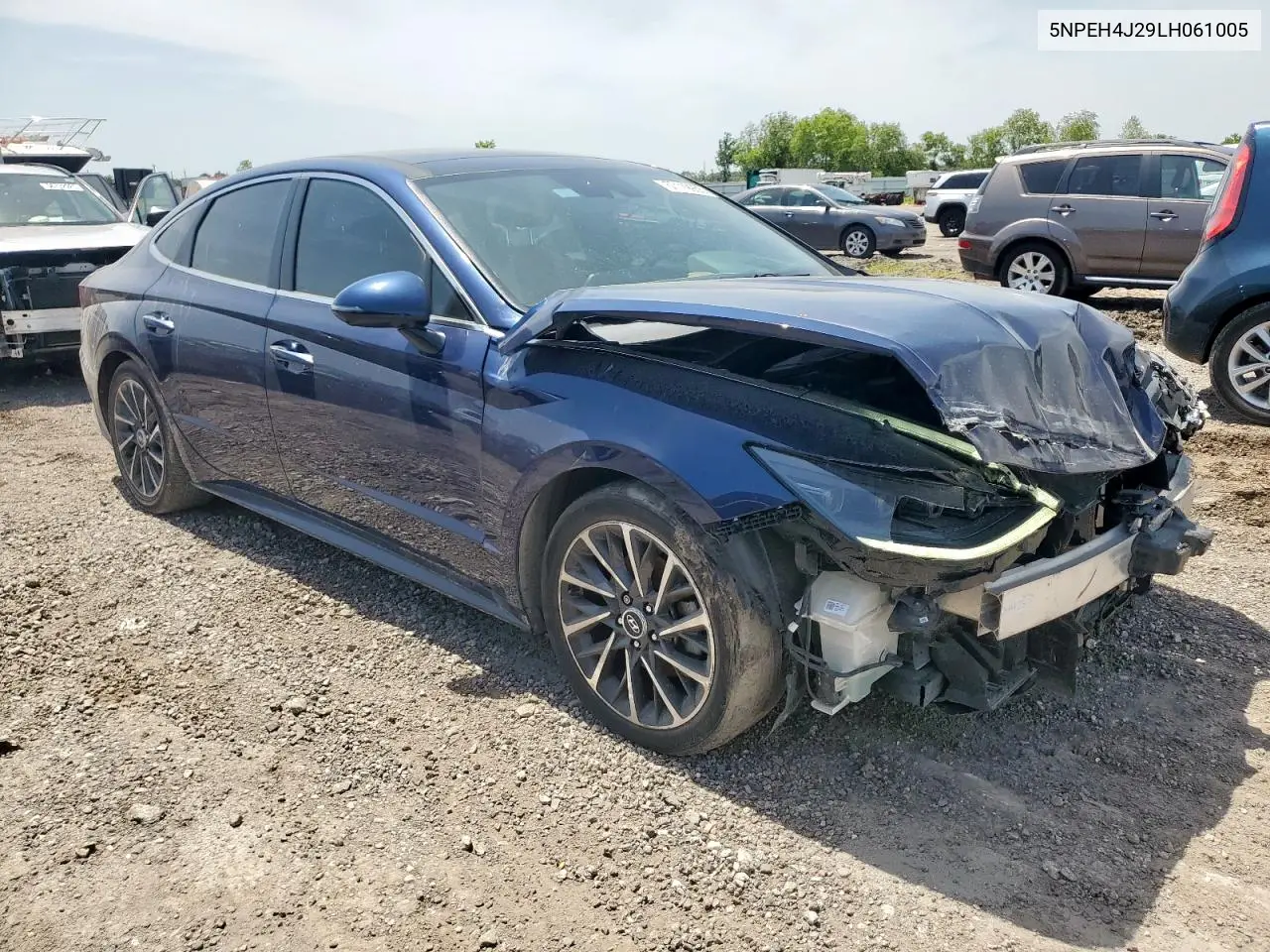 2020 Hyundai Sonata Limited VIN: 5NPEH4J29LH061005 Lot: 57119955