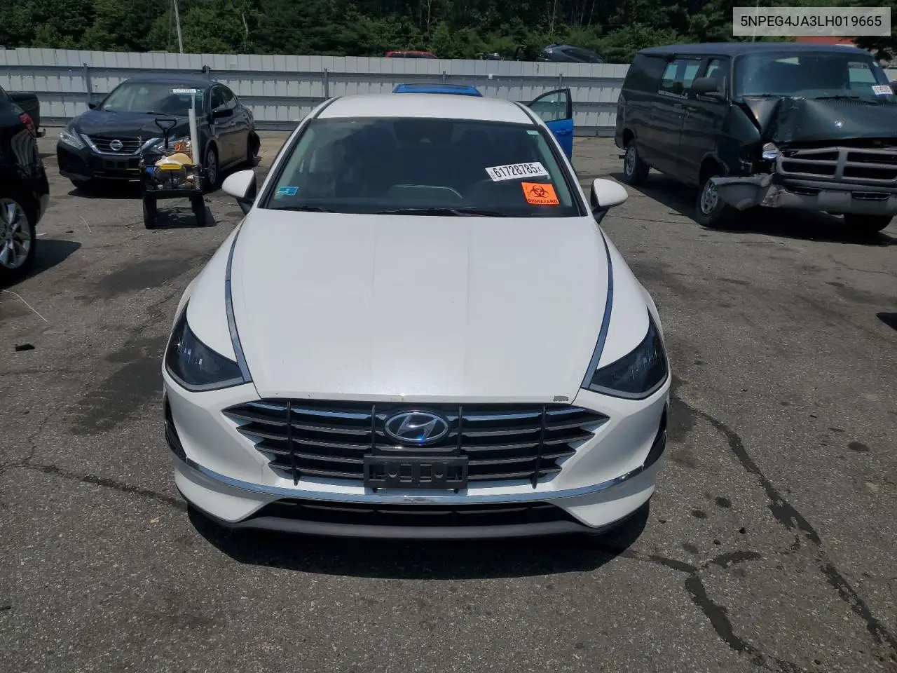 2020 Hyundai Sonata Se VIN: 5NPEG4JA3LH019665 Lot: 61728785
