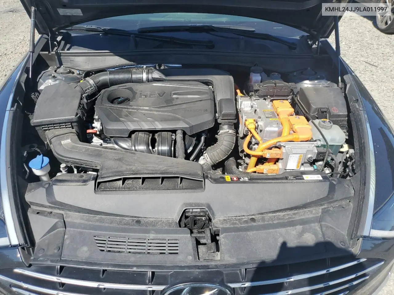 2020 Hyundai Sonata Hybrid VIN: KMHL24JJ9LA011997 Lot: 61874095