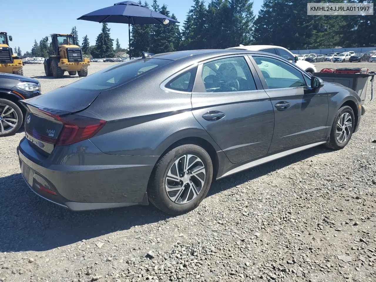 2020 Hyundai Sonata Hybrid VIN: KMHL24JJ9LA011997 Lot: 61874095