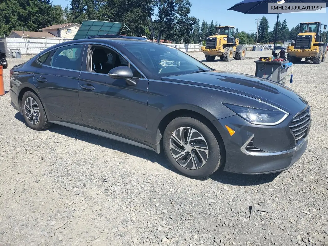 2020 Hyundai Sonata Hybrid VIN: KMHL24JJ9LA011997 Lot: 61874095