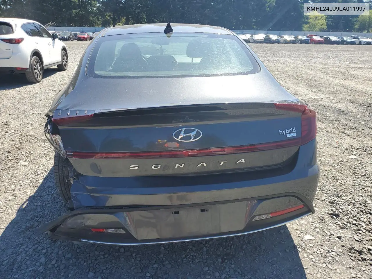 2020 Hyundai Sonata Hybrid VIN: KMHL24JJ9LA011997 Lot: 61874095
