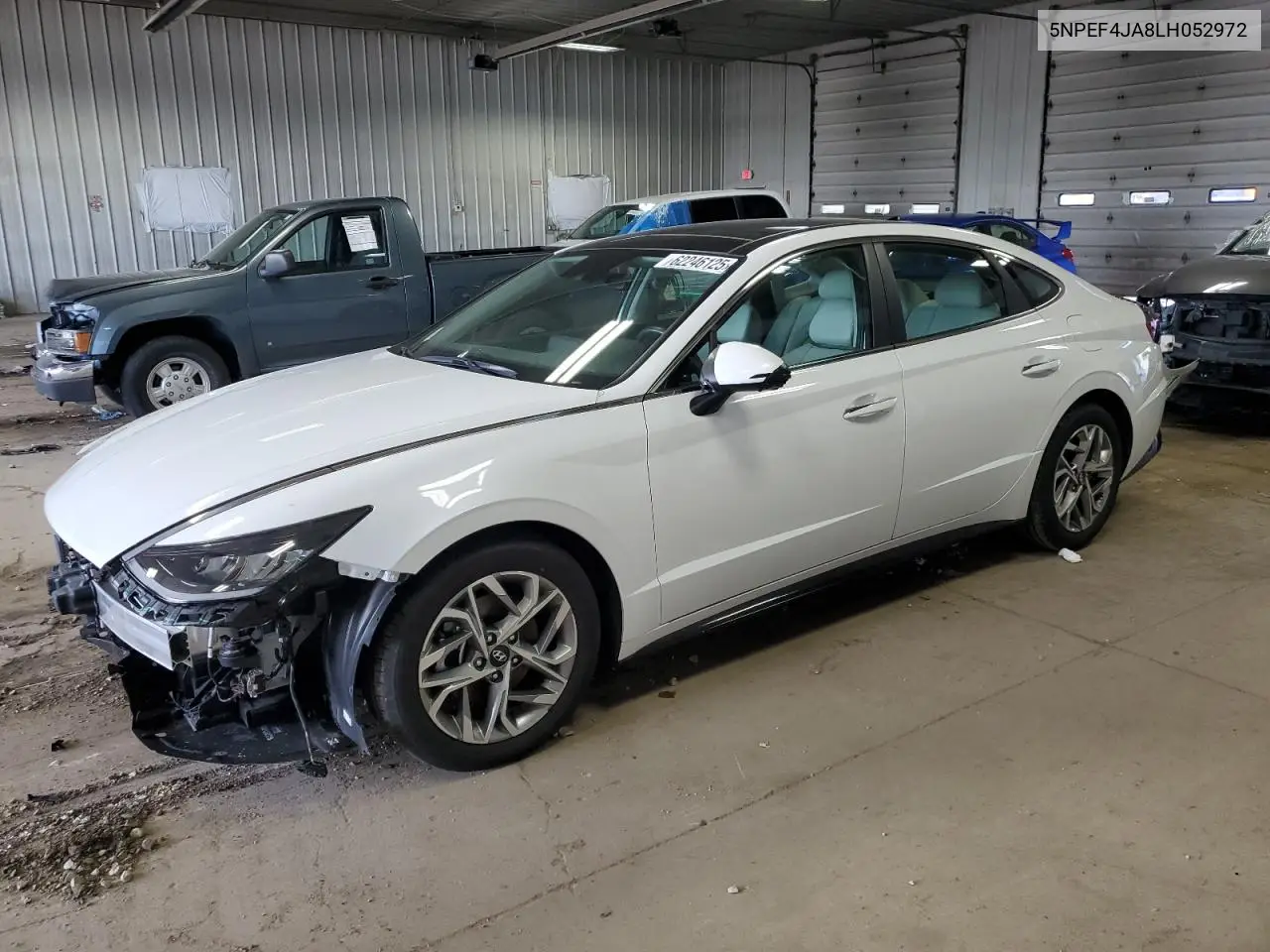 2020 Hyundai Sonata Sel VIN: 5NPEF4JA8LH052972 Lot: 62246125