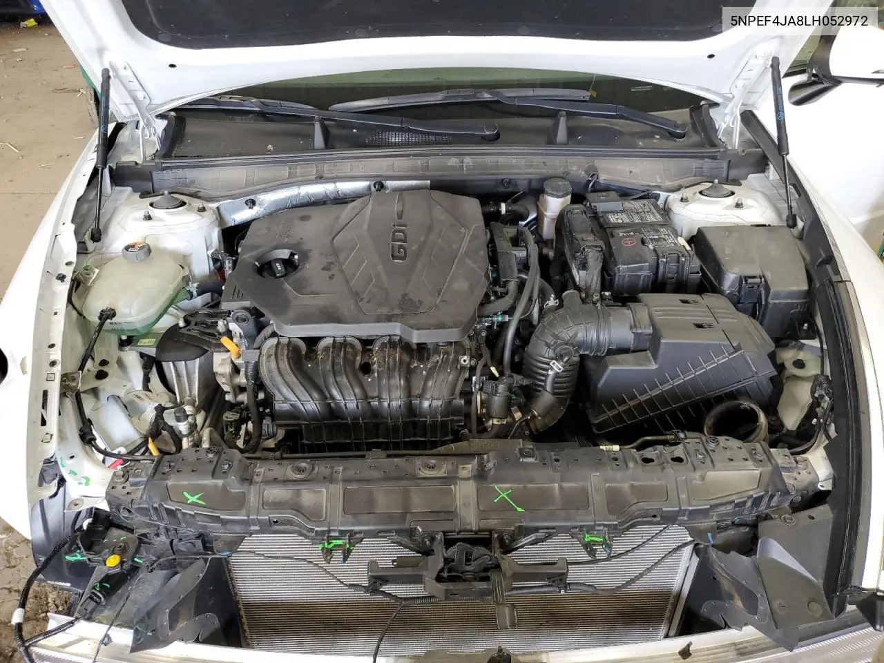 2020 Hyundai Sonata Sel VIN: 5NPEF4JA8LH052972 Lot: 62246125