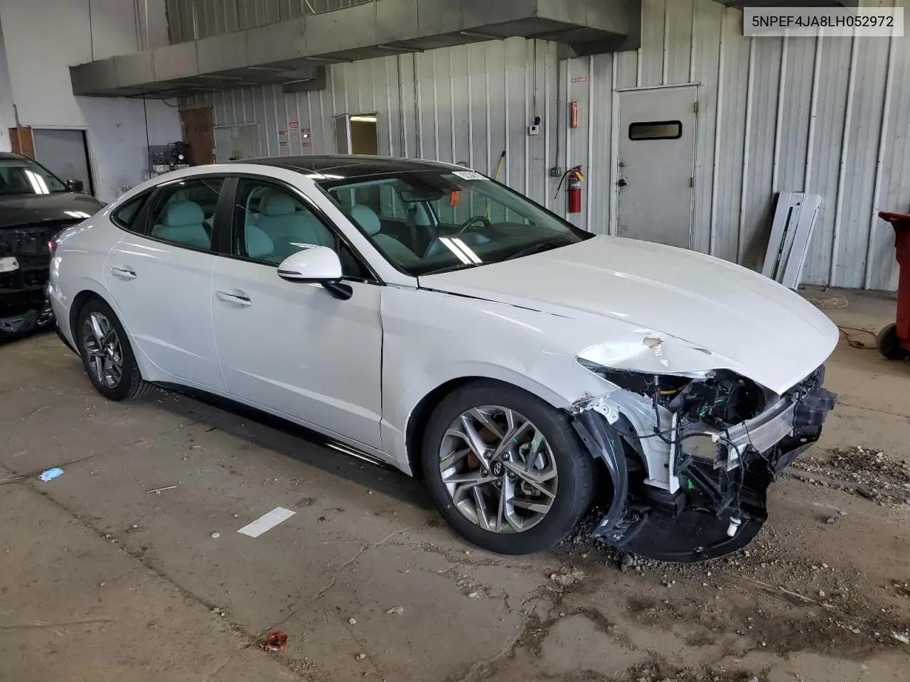 2020 Hyundai Sonata Sel VIN: 5NPEF4JA8LH052972 Lot: 62246125