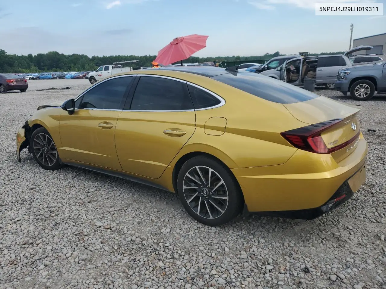 2020 Hyundai Sonata Sel Plus VIN: 5NPEJ4J29LH019311 Lot: 62378065