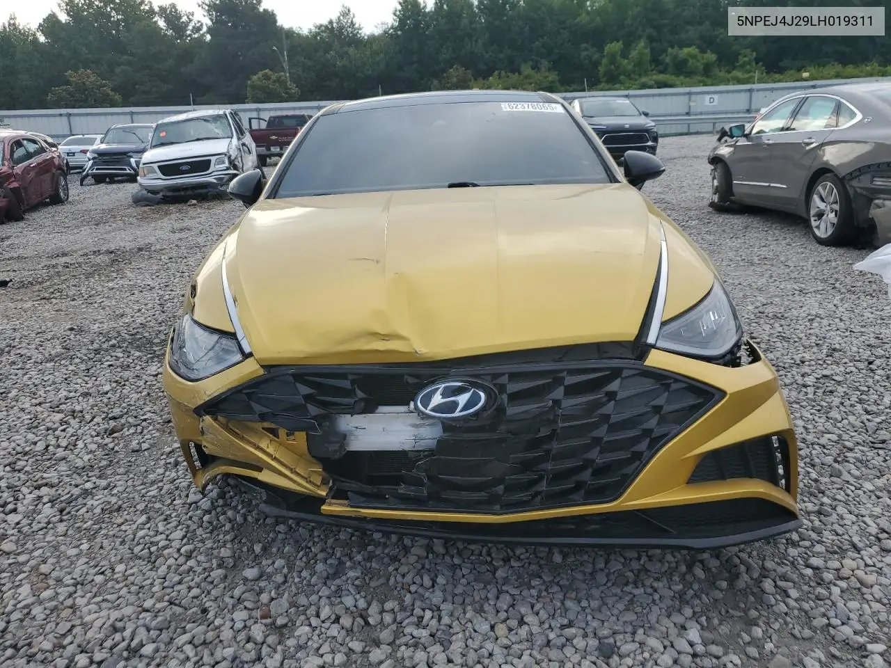 2020 Hyundai Sonata Sel Plus VIN: 5NPEJ4J29LH019311 Lot: 62378065