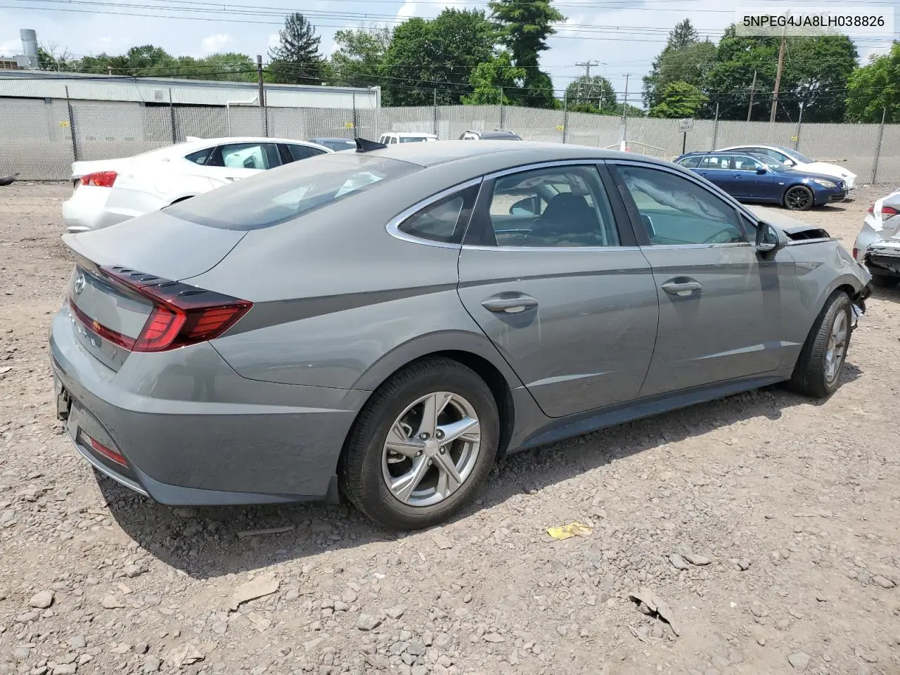 2020 Hyundai Sonata Se VIN: 5NPEG4JA8LH038826 Lot: 62646695