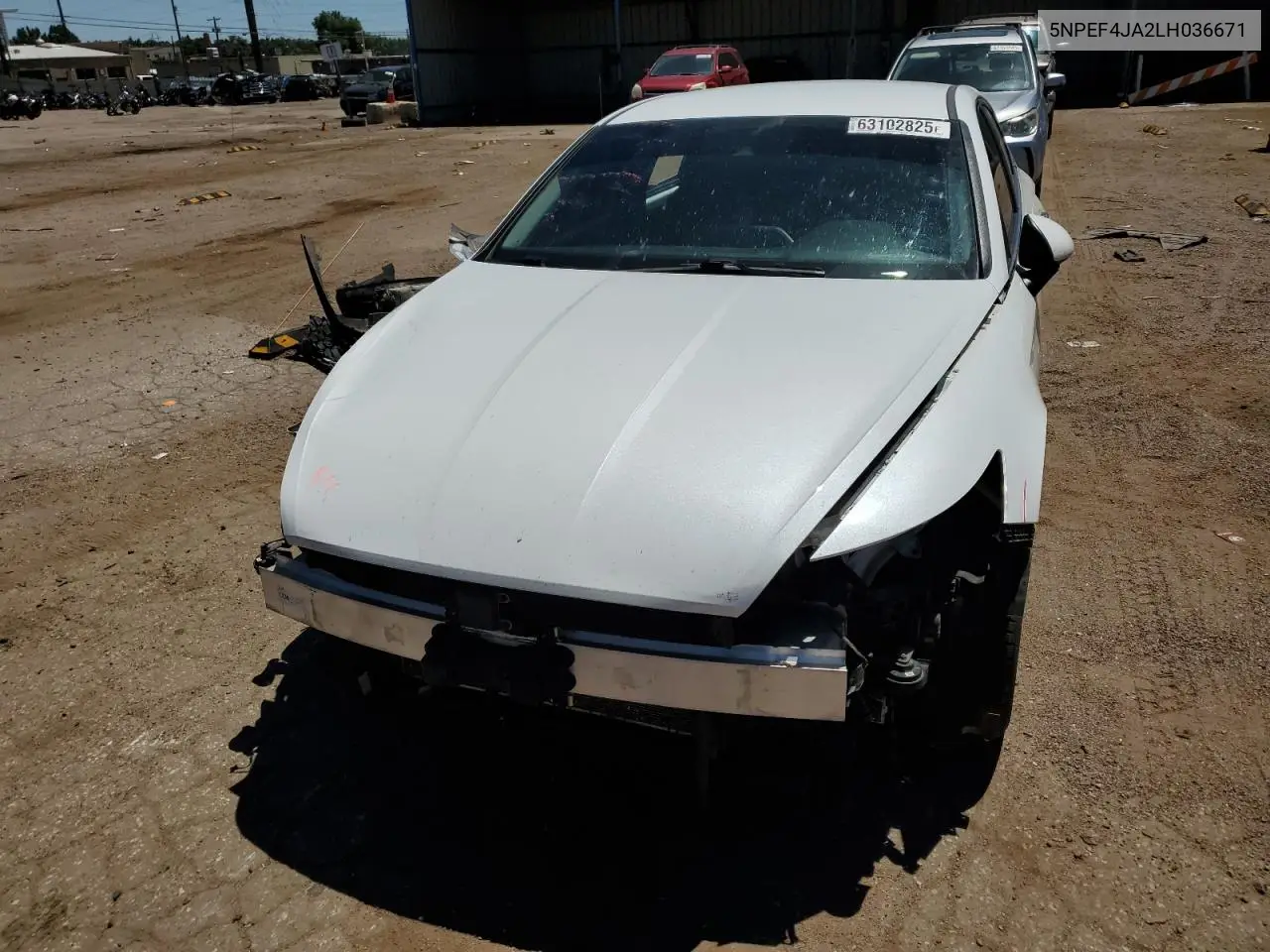 2020 Hyundai Sonata Sel VIN: 5NPEF4JA2LH036671 Lot: 63102825