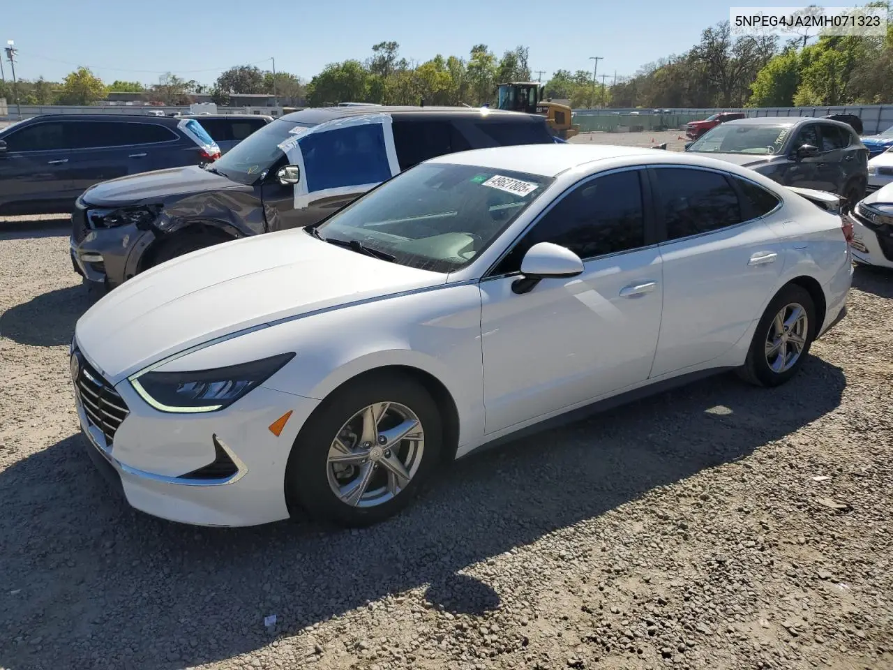 2021 Hyundai Sonata Se VIN: 5NPEG4JA2MH071323 Lot: 49627805