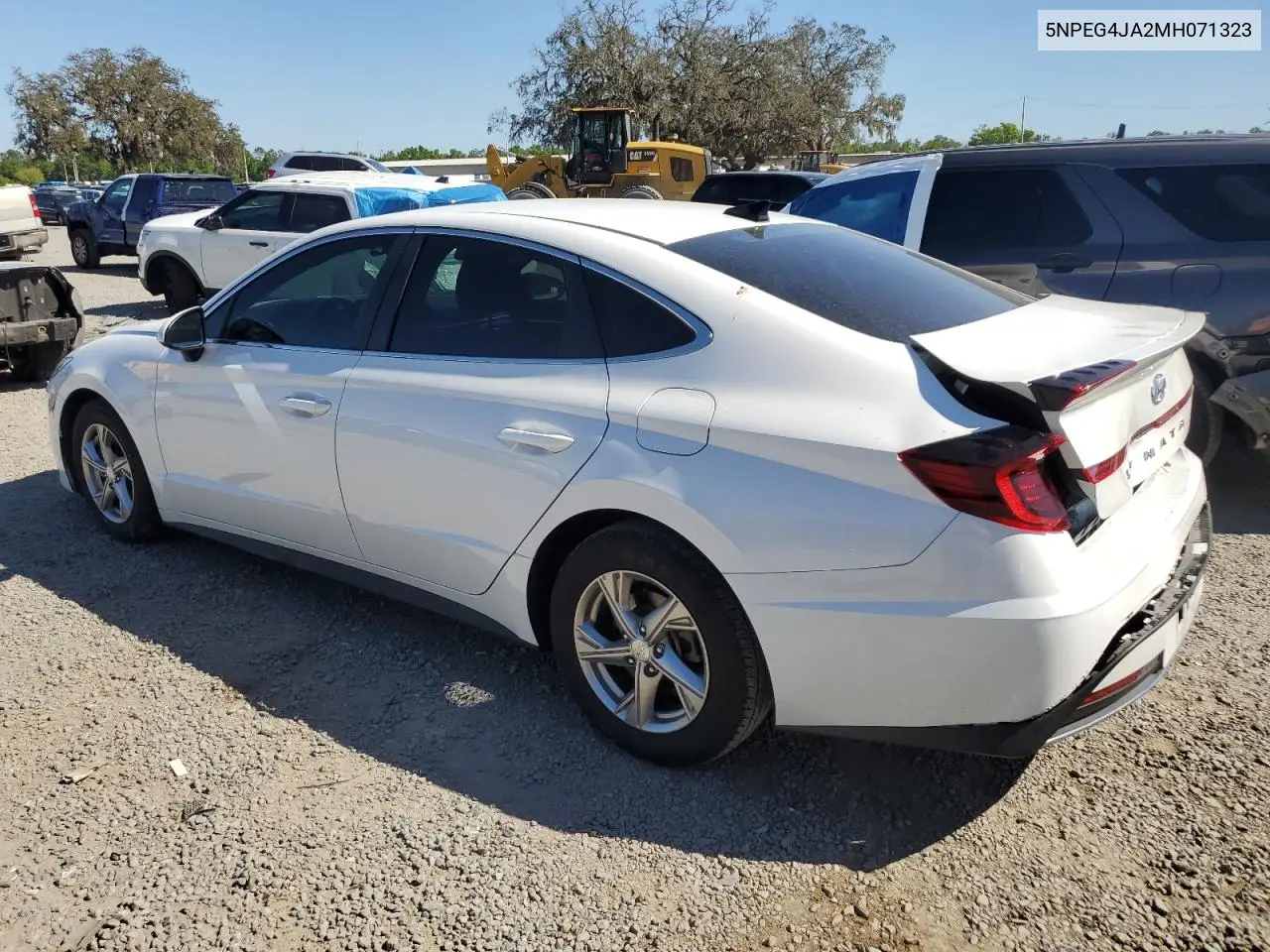 2021 Hyundai Sonata Se VIN: 5NPEG4JA2MH071323 Lot: 49627805