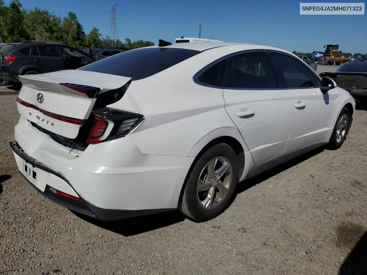 2021 Hyundai Sonata Se VIN: 5NPEG4JA2MH071323 Lot: 49627805