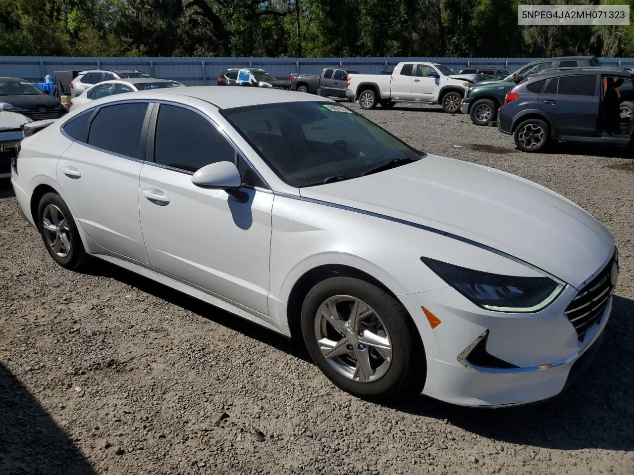 2021 Hyundai Sonata Se VIN: 5NPEG4JA2MH071323 Lot: 49627805