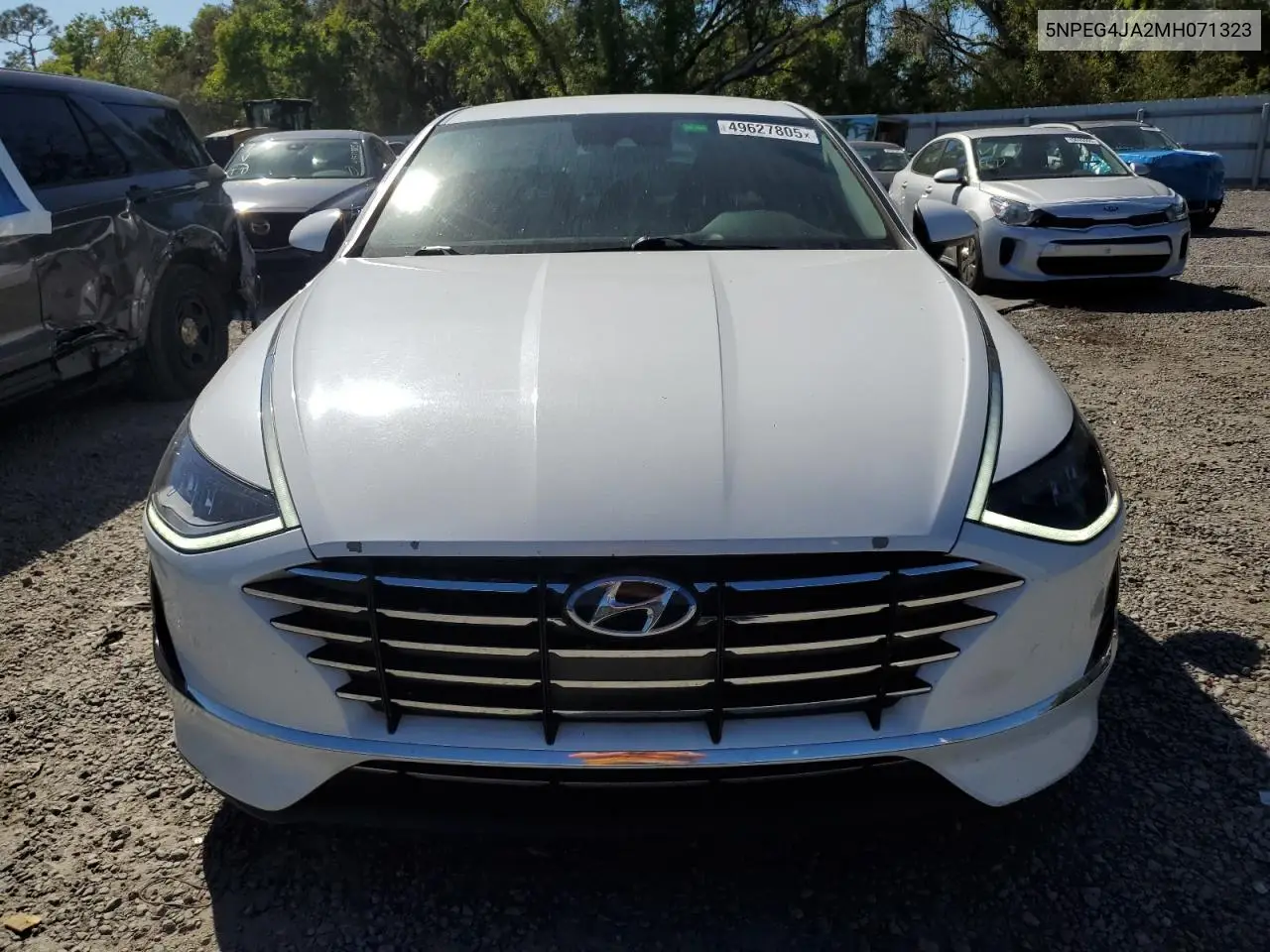 2021 Hyundai Sonata Se VIN: 5NPEG4JA2MH071323 Lot: 49627805