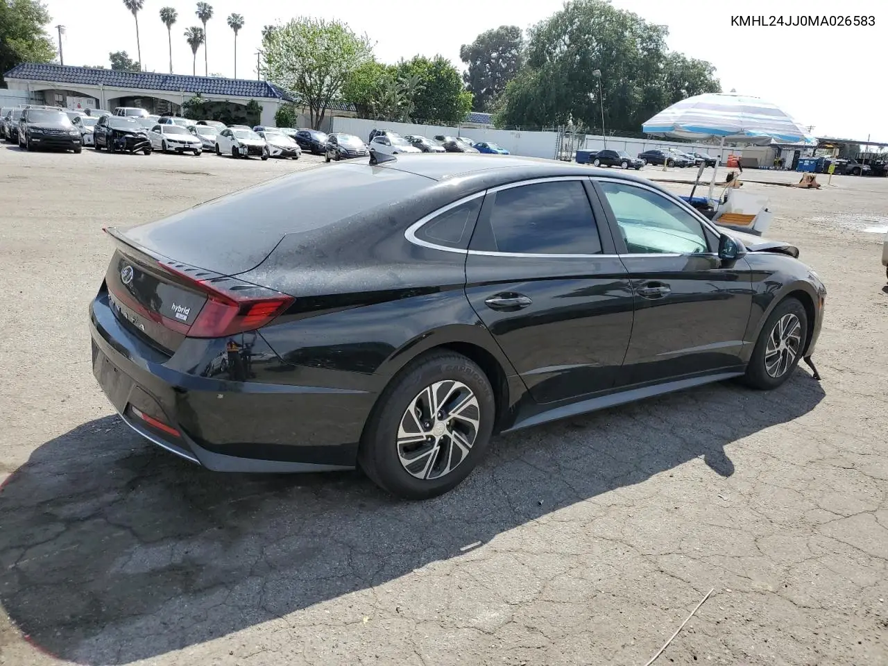 2021 Hyundai Sonata Hybrid VIN: KMHL24JJ0MA026583 Lot: 52991925