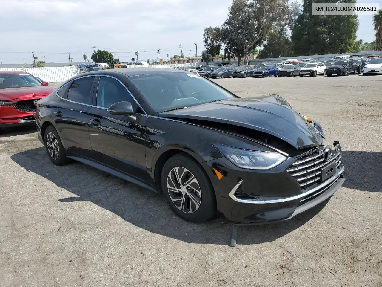 2021 Hyundai Sonata Hybrid VIN: KMHL24JJ0MA026583 Lot: 52991925