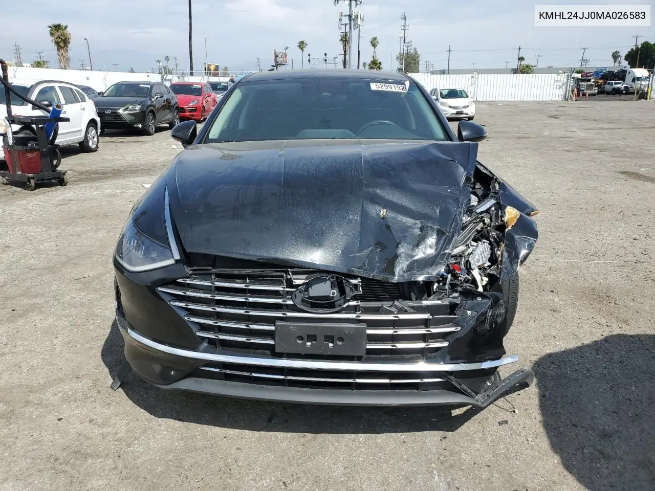 2021 Hyundai Sonata Hybrid VIN: KMHL24JJ0MA026583 Lot: 52991925