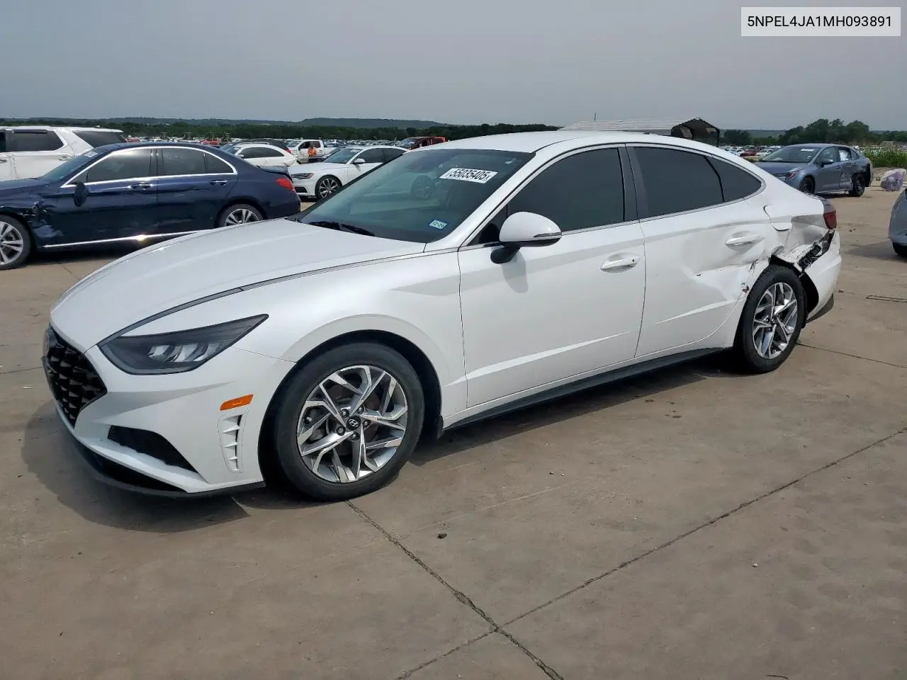 2021 Hyundai Sonata Sel VIN: 5NPEL4JA1MH093891 Lot: 55035405