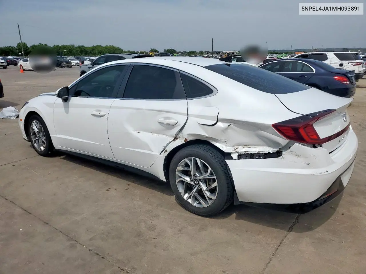 2021 Hyundai Sonata Sel VIN: 5NPEL4JA1MH093891 Lot: 55035405