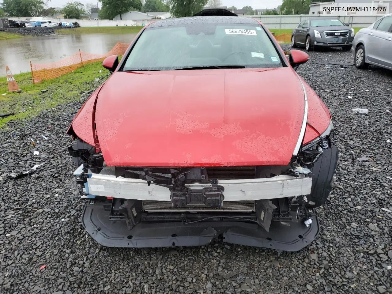 2021 Hyundai Sonata Sel VIN: 5NPEF4JA7MH118476 Lot: 56678455
