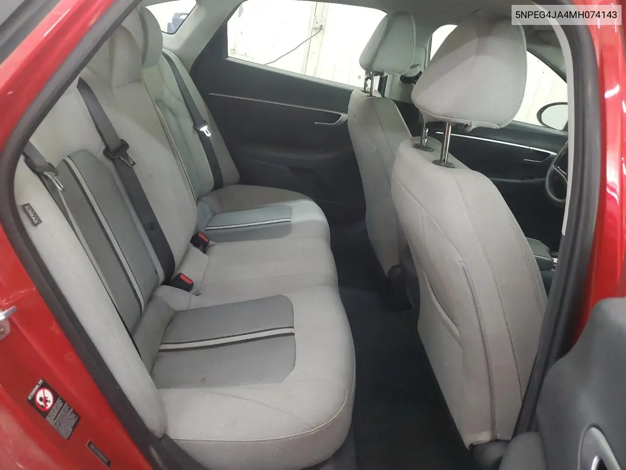 2021 Hyundai Sonata Se VIN: 5NPEG4JA4MH074143 Lot: 59905345