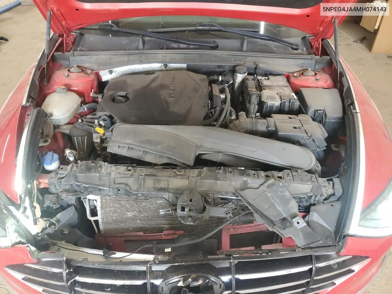 2021 Hyundai Sonata Se VIN: 5NPEG4JA4MH074143 Lot: 59905345